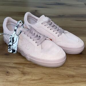 Off-White Suede Vulcanized Sneakers
